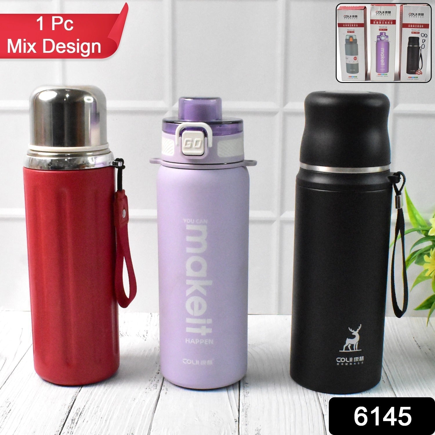 Stainless Steel Vacuum Insulated Water Bottle approx 800ml (1 Pc) Stainless Steel Vacuum Insulated Water Bottle approx 800ml (1 Pc)